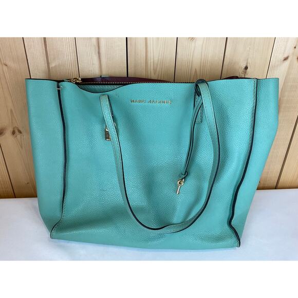 Marc Jacobs Shoulder Bag, Blue/Green- about 17 x 13 inches - Picture 1 of 10